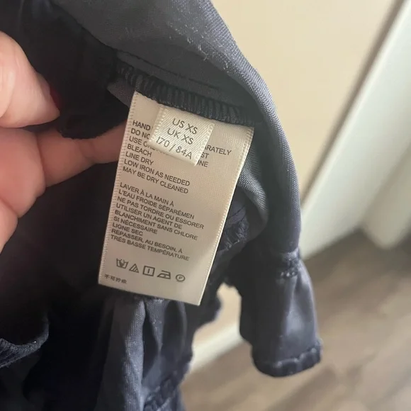 #29 FREE PEOPLE Pleated Plush Swing Dress in Rare Night sz XS - Picture 11 of 15